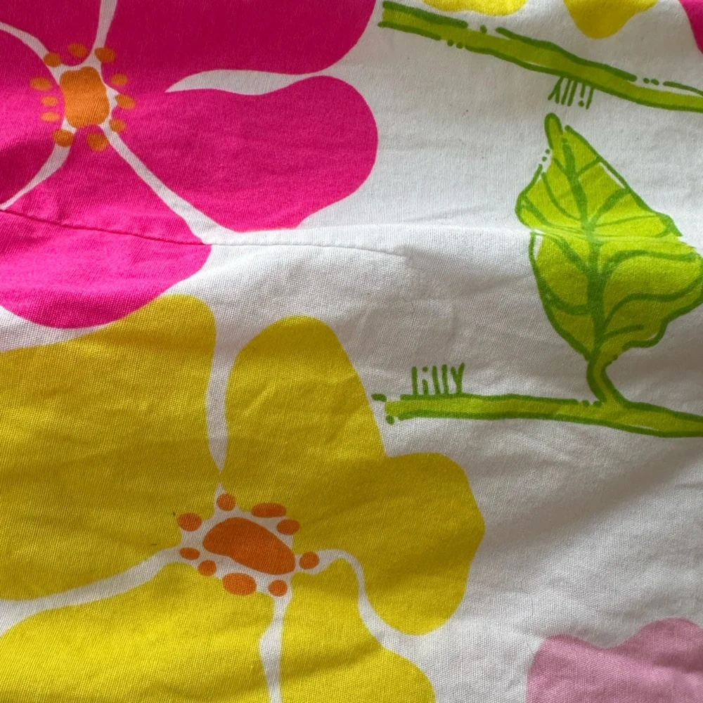Vintage Lilly Pulitzer Sabrina Sweet Sally Print Flowered Sundress Tie-Back ~ 8 - Picture 4 of 13